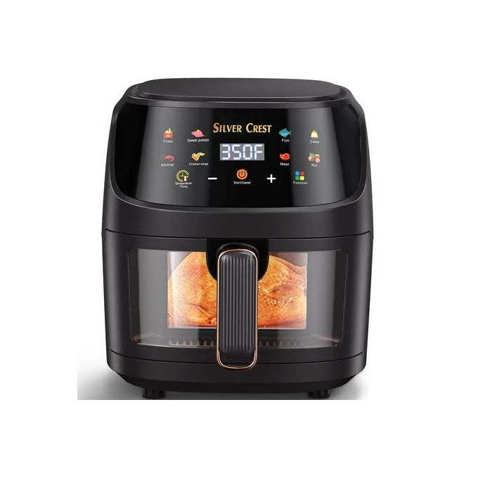8L Glass Window Electric Digital Touch Screen Air Fryer Oven